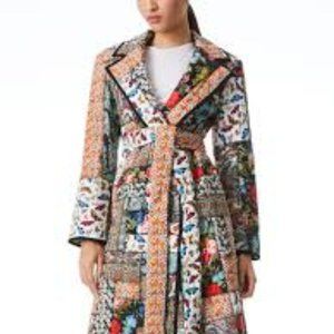 Alice+Olivia Moya Patchwork Coat